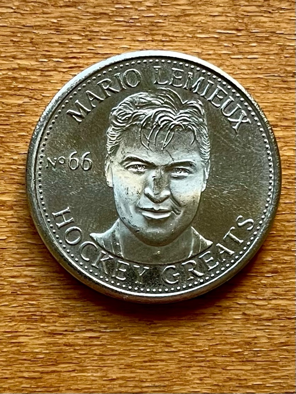 1996-97 Hockey Greats Mario Lemieux Coin